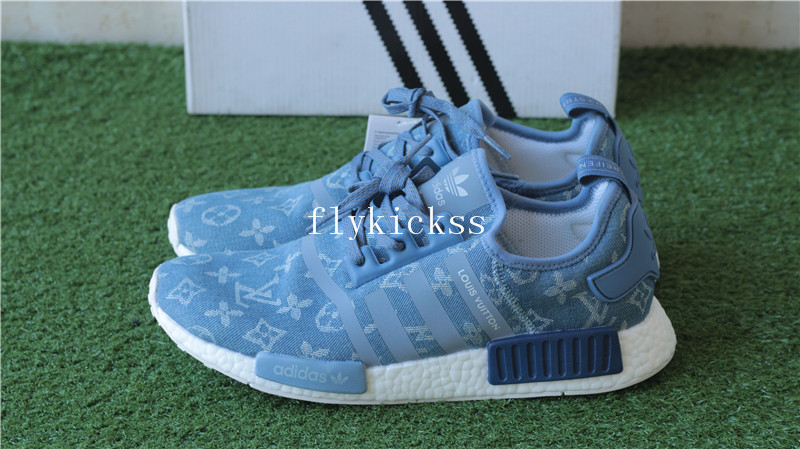 LVS x Adidas NMD R1 Denim Blue Real boost